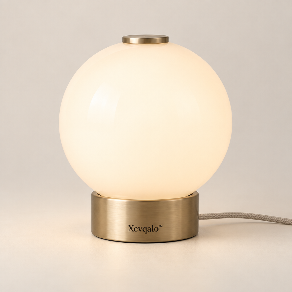 Xevqalo™ Vintage Glass Globe Table Lamp product image 01